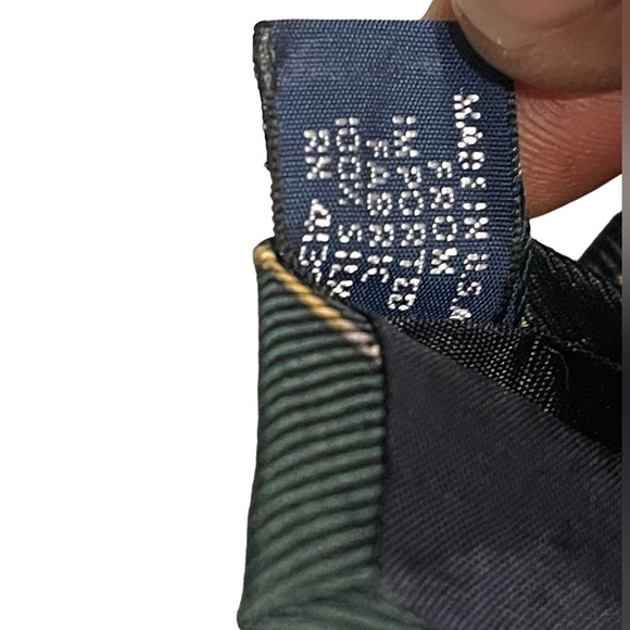 Polo Ralph Lauren Equestrian Horses Tonal Green Red Blue Ivory Silk Necktie USA - Picture 6 of 7